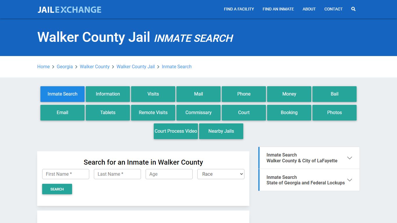 Walker County Jail, GA Inmate Search: Roster & Mugshots - Jail Exchange