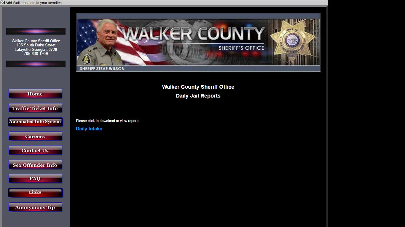 Walker County Sheriff